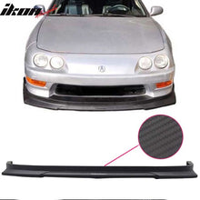 Load image into Gallery viewer, 1994-1997 Acura Integra Matte Black CF Texture Front Bumper Lip PP