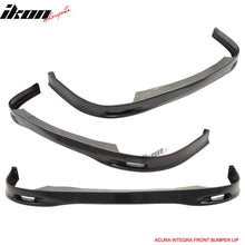 Load image into Gallery viewer, 1998-2001 Acura Integra SP Style Unpainted Black Front Lip Splitter PU