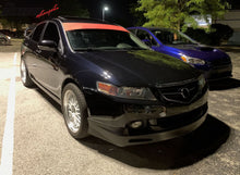 Load image into Gallery viewer, 2004-2005 Acura TSX 4DR JDM Style Unpainted Black Front Bumper Lip PU