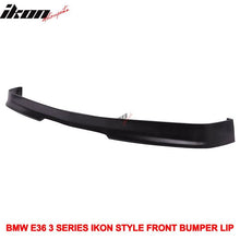 Load image into Gallery viewer, 1992-1998 BMW E36 3-Series Unpainted Black Front Bumper Lip PU
