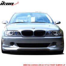 Load image into Gallery viewer, 2004-2006 BMW E46 3-Series LCI AC Style Unpainted Front Bumper Lip PU