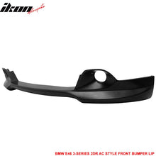 Load image into Gallery viewer, 2004-2006 BMW E46 3-Series LCI AC Style Unpainted Front Bumper Lip PU