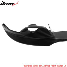 Load image into Gallery viewer, 2004-2006 BMW E46 3-Series LCI AC Style Unpainted Front Bumper Lip PU