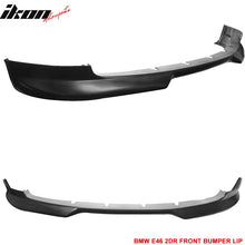 Load image into Gallery viewer, 1999-2003 BMW E46 2Dr Coupe H Style Front Bumper Lip Chin Spoiler PU