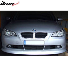 Load image into Gallery viewer, 2004-2010 BMW E60 5 Series Sedan Unpainted Black Front Bumper Lip PU