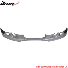 Load image into Gallery viewer, 2004-2007 BMW E60 Painted #354 Titanium Silver Metallic Front Lip PU