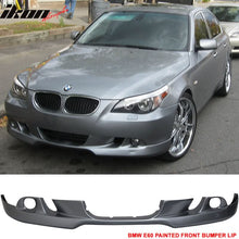 Load image into Gallery viewer, 2004-2007 BMW E60 Painted #A08 Sterling Silver Metallic Front Lip PU