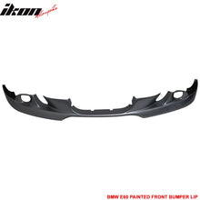 Load image into Gallery viewer, 2004-2007 BMW E60 Painted #A08 Sterling Silver Metallic Front Lip PU