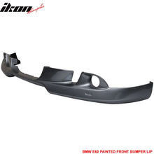 Load image into Gallery viewer, 2004-2007 BMW E60 Painted #A08 Sterling Silver Metallic Front Lip PU