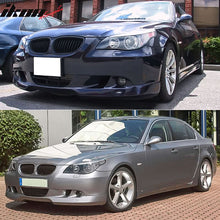 Load image into Gallery viewer, 2004-2007 BMW E60 E60 5-Series AC Style Black Front Bumper Lip PU