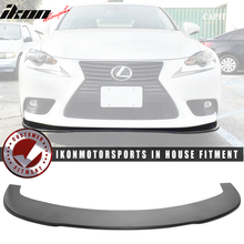 Load image into Gallery viewer, 2014-2016 Lexus IS250 IS350 Base Unpainted Black Front Lip SplitterPU