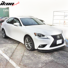 Load image into Gallery viewer, 2014-2016 Lexus IS250 IS350 Base Unpainted Black Front Lip SplitterPU
