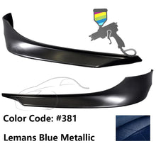 Load image into Gallery viewer, 2009-2011 BMW E90 LCI Painted #381 Lemans Blue Metallic Front Splitter