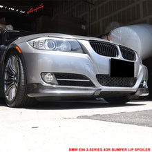Load image into Gallery viewer, 2005-2008 BMW E90 3 Series 4DR EURO Style Front Lip SplitterMatte CF