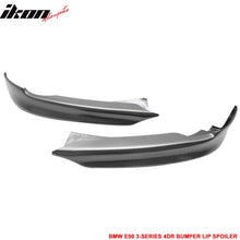 Load image into Gallery viewer, 2005-2008 BMW E90 3 Series 4DR EURO Style Front Lip SplitterMatte CF