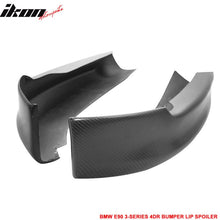 Load image into Gallery viewer, 2005-2008 BMW E90 3 Series 4DR EURO Style Front Lip SplitterMatte CF