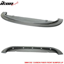 Load image into Gallery viewer, 2008-2013 E90 E92 E93 M3 CRT Style Front Bumper Lip Carbon Fiber CF
