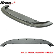 Load image into Gallery viewer, 2008-2013 E90 E92 E93 M3 CRT Style Front Bumper Lip Carbon Fiber CF