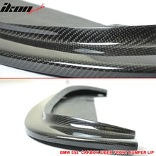 Load image into Gallery viewer, 2008-2013 E90 E92 E93 M3 CRT Style Front Bumper Lip Carbon Fiber CF
