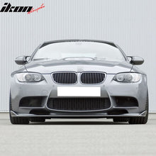 Load image into Gallery viewer, 2008-2013 BMW M3 H Style Unpainted Black Front Bumper Lip Spoiler PU