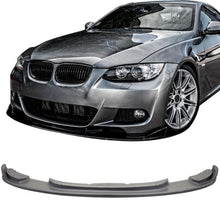 Load image into Gallery viewer, 2007-2010 BMW 3-Series H style Unpainted Black Front Bumper Lip PU