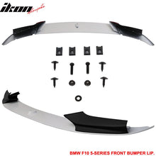 Load image into Gallery viewer, 2011-2016 BMW F10 Paint Black Alpine White III #300 Front Lip PP