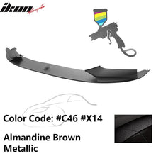 Load image into Gallery viewer, 2011-2016 BMW F10 Performance Style Front Bumper Lip Spoiler PP