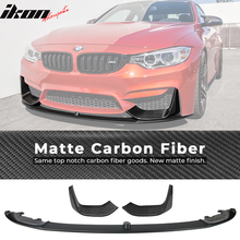 Load image into Gallery viewer, 2015-2020 BMW F82 F80 M3 M4 Front Splitters and Bottom Lip Spoiler