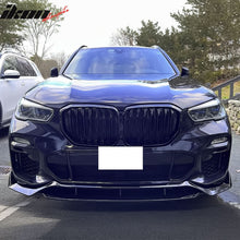 Load image into Gallery viewer, Fits 19-21 BMW  G05 X5 M Sport Front Bumper Lip Spoiler 4pc Gloss