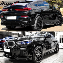 Load image into Gallery viewer, Fits 20-23 G06 X6 M Sport IKON Gloss Black Front Rear Lip Side Skirt