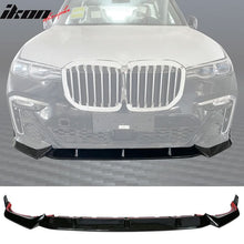 Load image into Gallery viewer, 2019-2022 BMW G07 X7 M Sport Gloss Black ABS Front Bumper Lip Spoiler