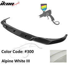 Load image into Gallery viewer, 2020-2022 BMW 7 G12 IKON Style Painted Front Bumper Lip Spoiler PP