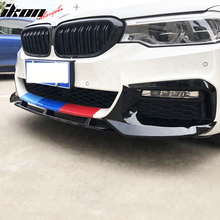 Load image into Gallery viewer, 2017-2020 BMW G30 M-Tech M Sport Gloss Black Front Lip Splitter