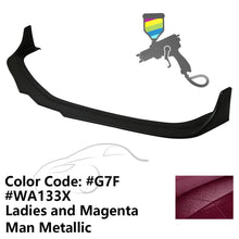 Load image into Gallery viewer, 2010-2015 Chevrolet Camaro ZL1 Painted Front Bumper Lip PP