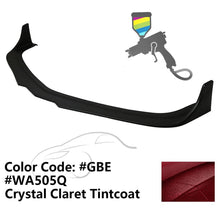 Load image into Gallery viewer, 2010-2015 Chevrolet Camaro ZL1 Painted Front Bumper Lip PP