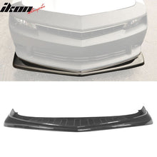 Load image into Gallery viewer, 2014-2015 Chevy Camaro SS Z28 Style Front Bumper Lip Carbon Fiber CF