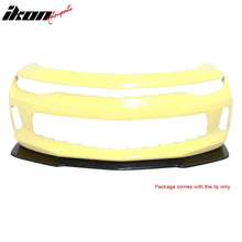 Load image into Gallery viewer, 2016-2018 Chevy Camaro V6 1LE Style Unpainted Front Bumper Spoiler PU