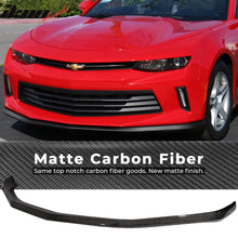 Load image into Gallery viewer, 2016-2018 Chevrolet Camaro LT OE Style Carbon Fiber Front Bumper Lip