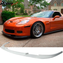 Load image into Gallery viewer, 2005-2013 Chevy Corvette C6 Z06 ZR1 Style Front Bumper Lip Spoiler PU