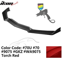 Load image into Gallery viewer, 2020-2025 Chevy Corvette C8 IKON Style Front Bumper Lip 5PCS ABS