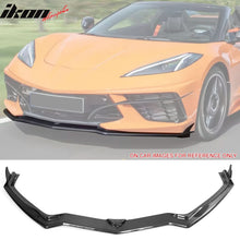 Load image into Gallery viewer, 2020-2025 Corvette C8 Stingray/Z51 Front Bumper Lip Carbon Fiber 2PC