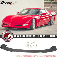 Load image into Gallery viewer, 1997-2004 Chevy Corvette C5 Front Bumper Lip Side Skirts Carbon Fiber