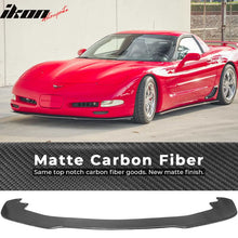 Load image into Gallery viewer, 1997-2004 Chevy Corvette C5 IKON Style Front Bumper Lip Carbon Fiber