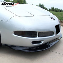 Load image into Gallery viewer, 1997-2004 Chevy Corvette C5 ZR1 Style Unpainted Black Front Bumper Lip