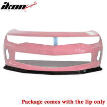 Load image into Gallery viewer, 2016-2018 Chevrolet Camaro MDA Style Unpainted Black Front Bumper Lip