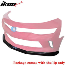 Load image into Gallery viewer, 2016-2018 Chevrolet Camaro MDA Style Unpainted Black Front Bumper Lip