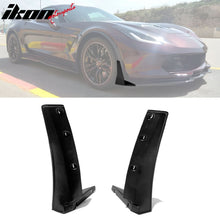 Load image into Gallery viewer, 2014-2019 Chevrolet Corvette Unpainted Front Lip SplitterWinglets PU