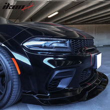 Load image into Gallery viewer, 2020-2023 Dodge Charger Widebody IKON V2 Front Bumper Lip ABS 4PCS