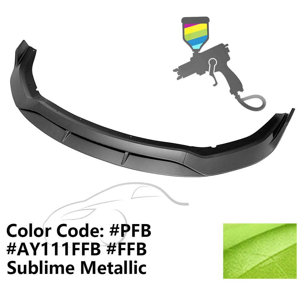 2020-2023 Dodge Charger Widebody IKON V2 Front Bumper Lip ABS 4PCS