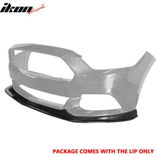 Load image into Gallery viewer, 2015-2017 Ford Mustang MDA Style Unpainted Black Front Bumper Lip PU